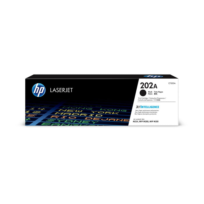 Toner Hp CF500A Negro 202A | Para LaserJet Pro M254 / M281 | 1,400 páginas - Panamá