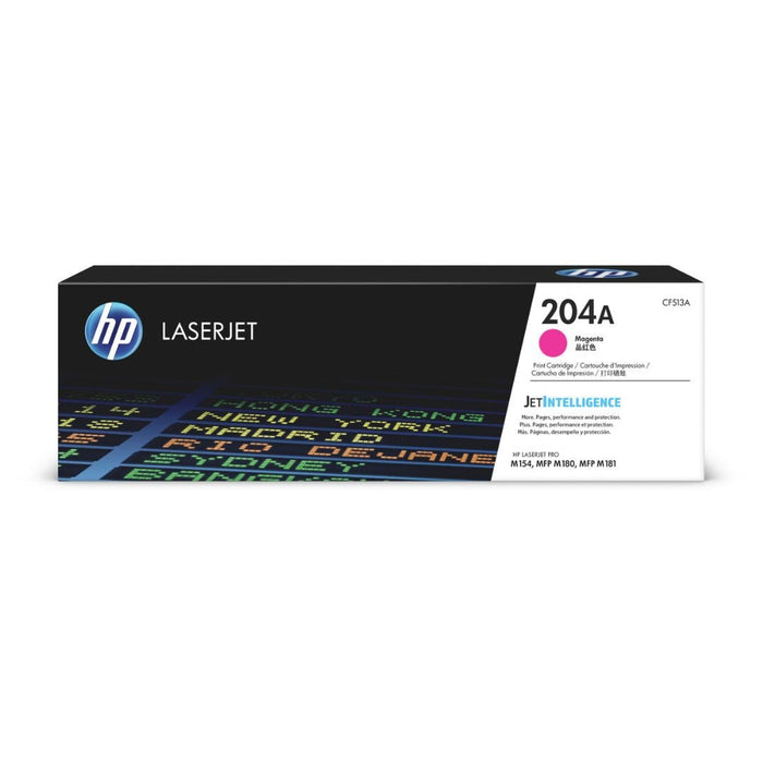 Toner Hp CF513A - 204A Magenta | Para LaserJet Pro M180 / M154 / M181 | 900 páginas - Panamá