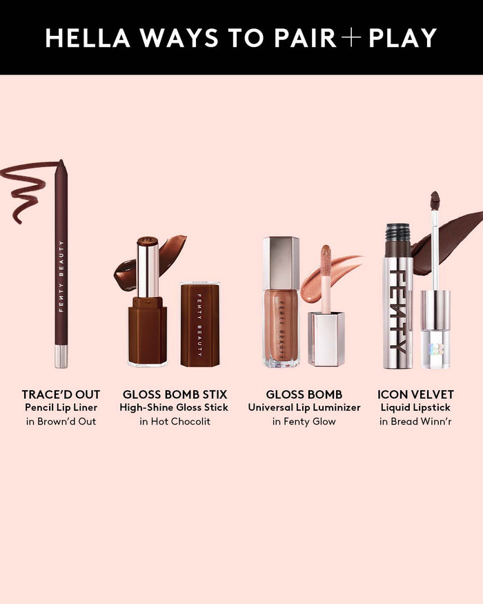 Trace'd Out Longwear Waterproof Pencil Lip Liner—Brown'd Out