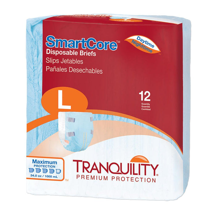 Tranquility SmartCore Disposable Adult Briefs - 2313-Pack - LL Medico