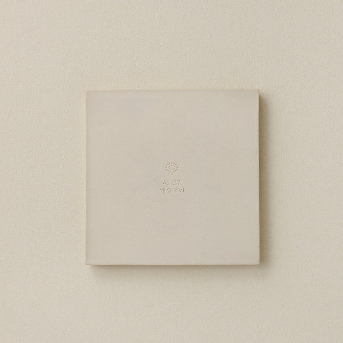 Back of Rookwood 8x8 Silverwood art tile showing Rookwood markings, year of production, and mold number