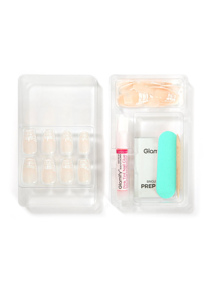 Trendsetter Press On Nails 2 - ntts-13-coffin-medium