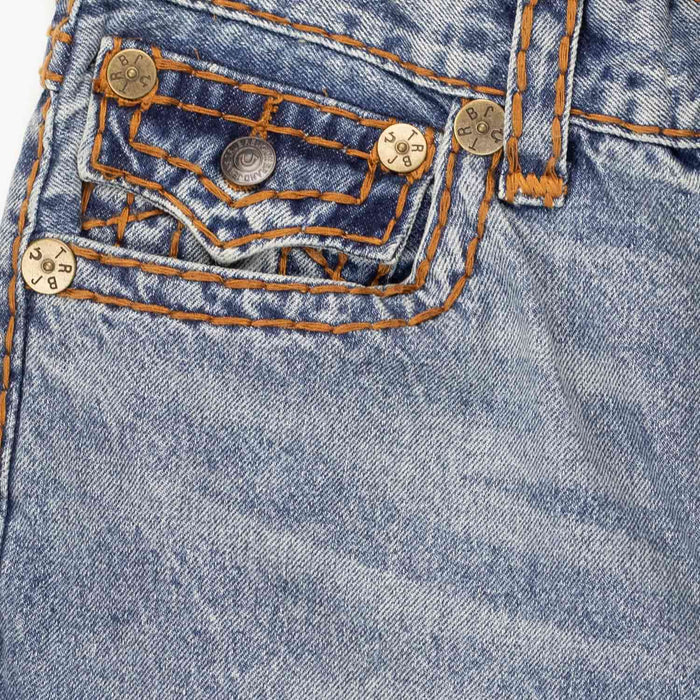 True Religion VINNY ULTRA BAGGY T FLAP ALLEY LOOP, Light Wash