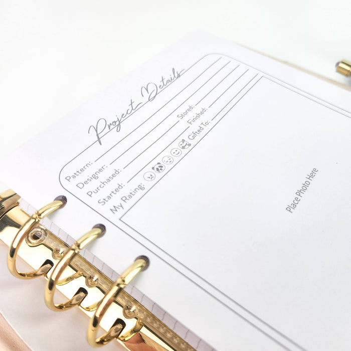 Twice Sheared Sheep - Night Forest Project Journal Planner for Knitters & Crocheters