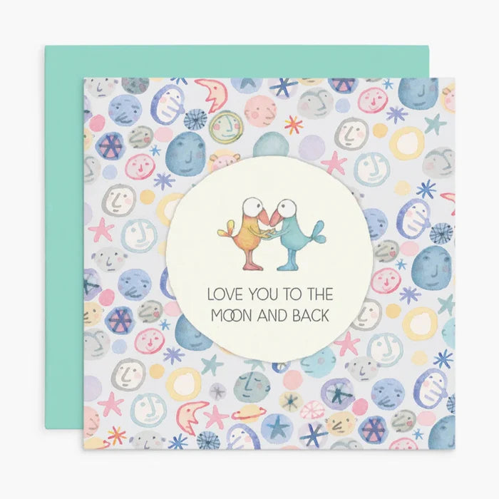 Twigseeds Love Card - To The Moon And Back