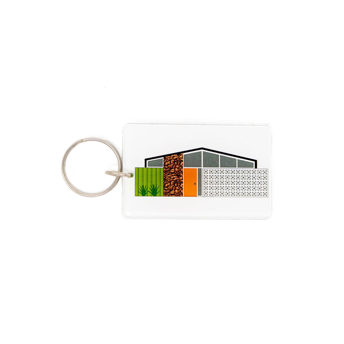 Twin Palms House Acrylic Key Chain / Key Ring - Destination PSP