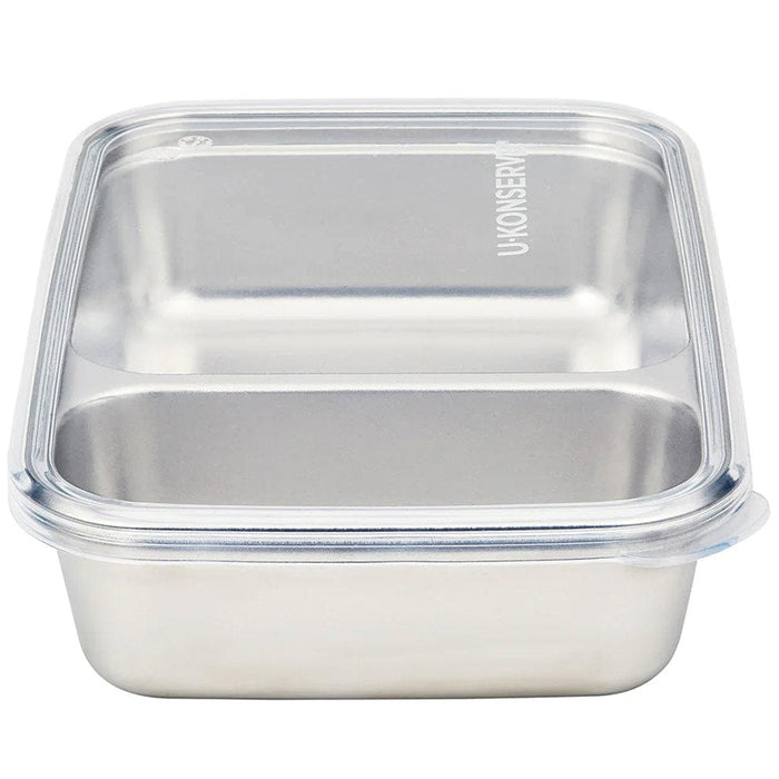 U Konserve Rectangle Divided Stainless Steel 825ml / 28oz