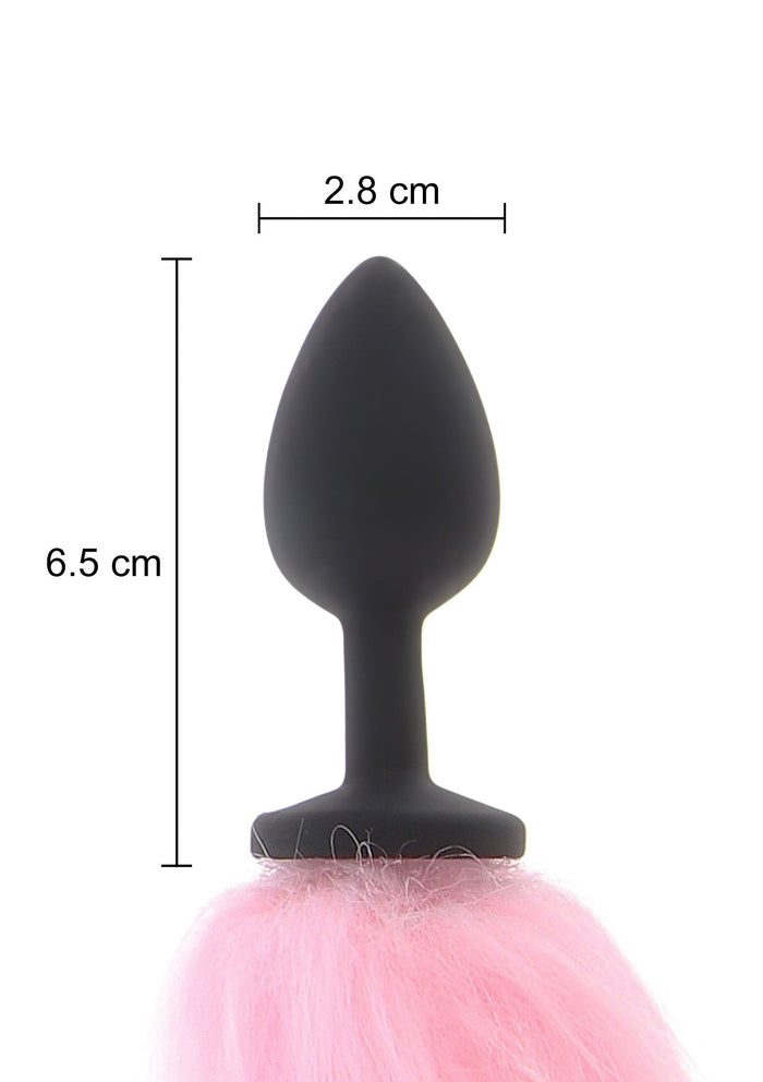 17209 taboom glow in the dark unicorn tail buttplug led