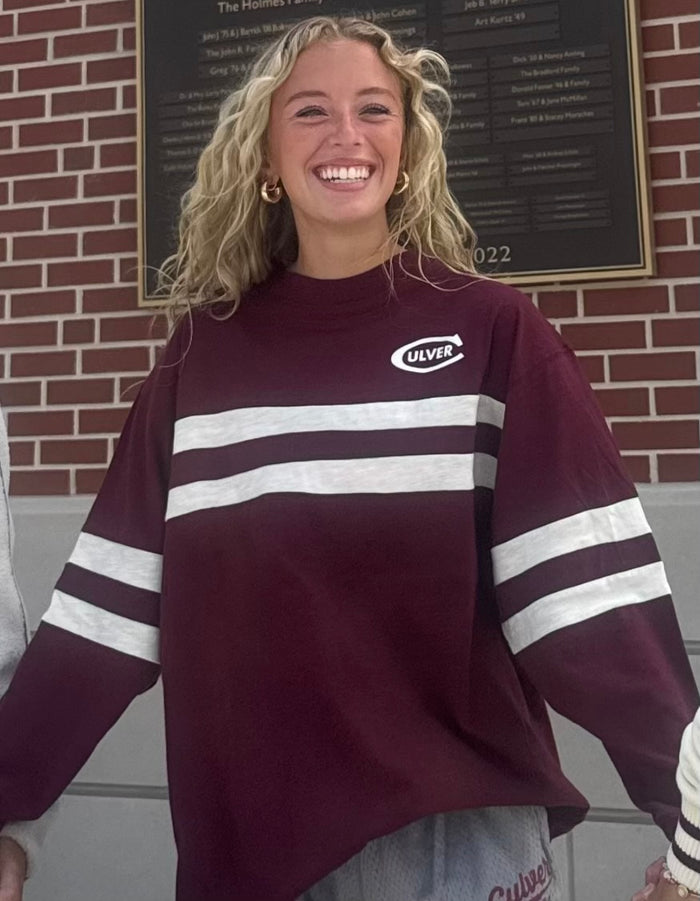 Varsity Long Sleeve - Maroon