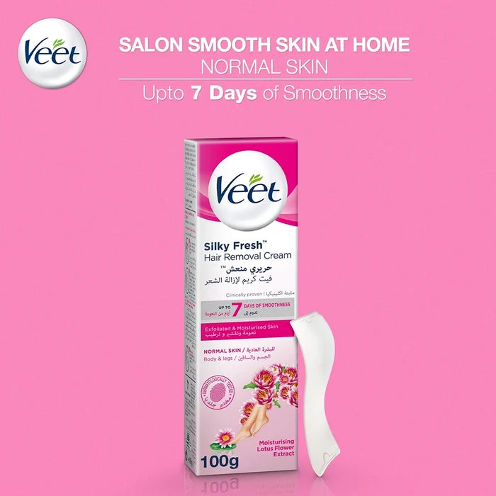 Veet Hair Removal Cream for Normal Skin - 100ml, Depilatories