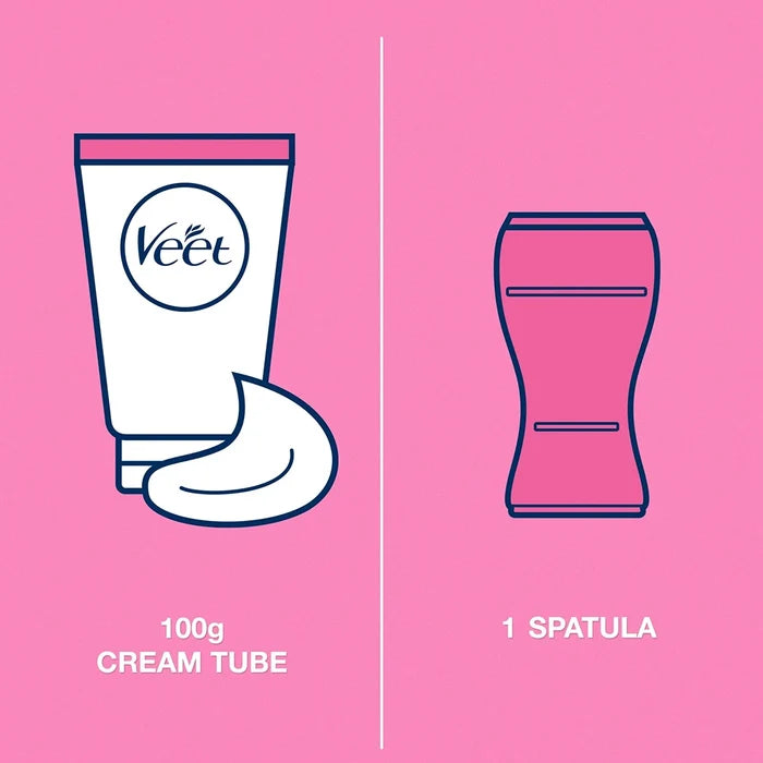 Veet Hair Removal Cream for Normal Skin - 100ml, Depilatories