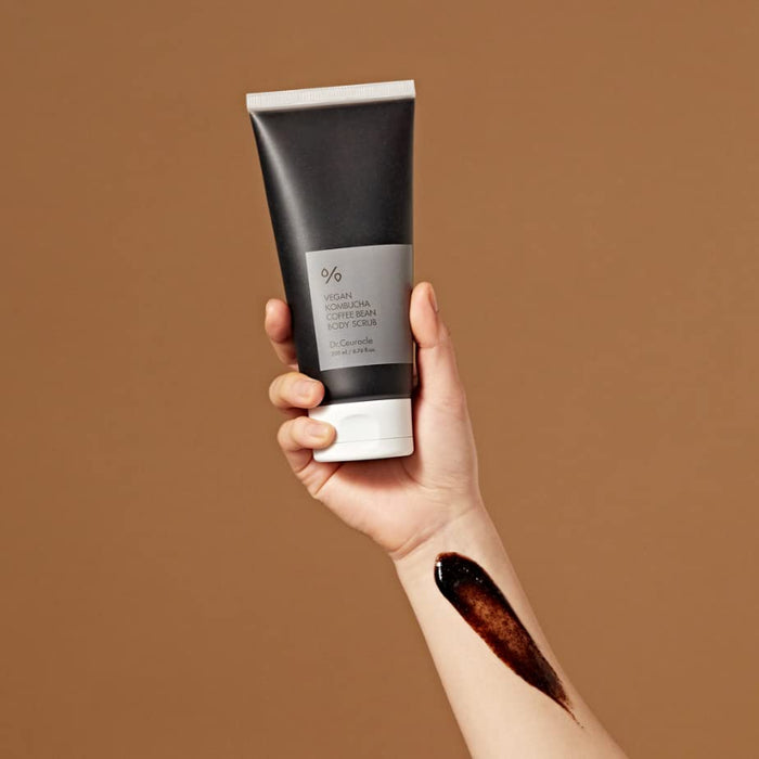 Vegan Kombucha Coffee Bean Body Scrub - Korean-Skincare