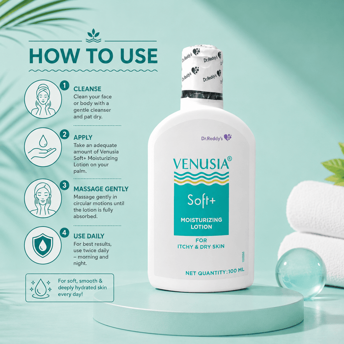 Venusia Soft+ Moisturizing Lotion 100ml - Cosmosentials