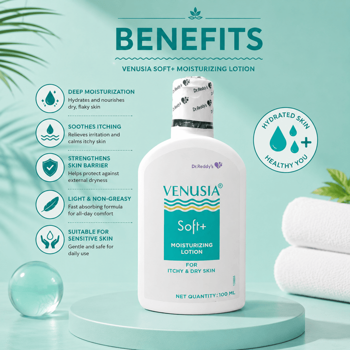 Venusia Soft+ Moisturizing Lotion 100ml - Cosmosentials
