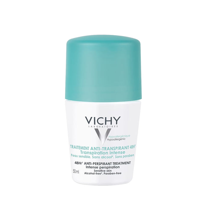Vichy 48H Intensive Anti-Perspirant Deodorant Roll-On - 50ml, Anti-Perspirant