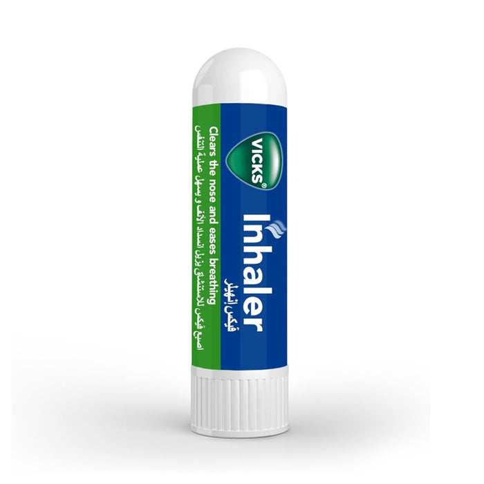 Vicks Menthol & Camphor Nasal Decongestant Inhaler - 1ml (Pack of 12), Respiratory Care