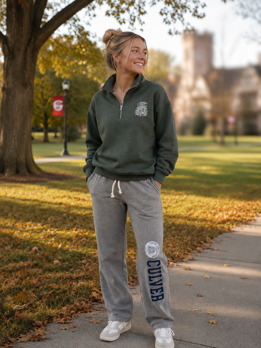 Victory Springs Women's CGA Relaxed 1/4 Zip - Hunter