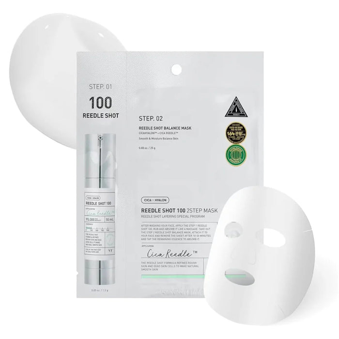 VT Cosmetic Pro Reedle Shot 100 2-Step Hydrogel Mask 1ea