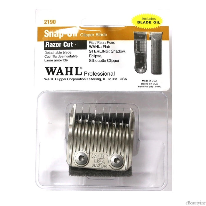 Wahl Eclipse Razor Cut Snap-On Clipper Blade #2190