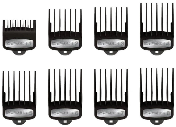 Wahl Premium Cutting Guides #1 - #8 With Organizer