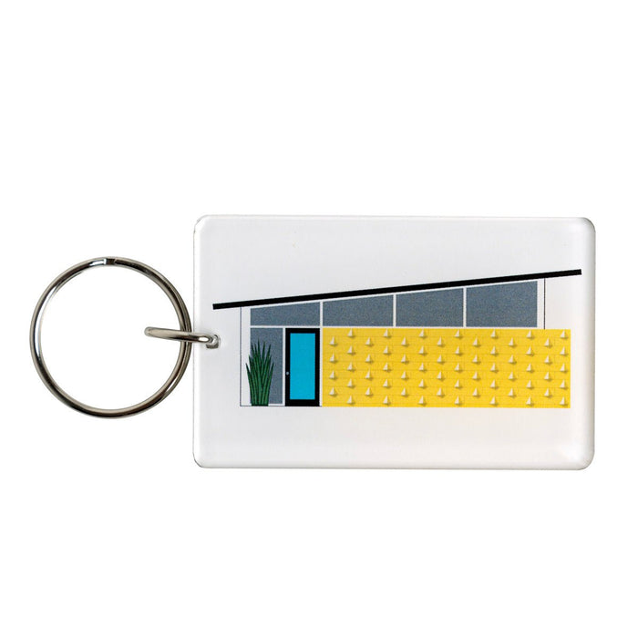 Wedge Roof House Acrylic Key Chain / Key Ring - Destination PSP
