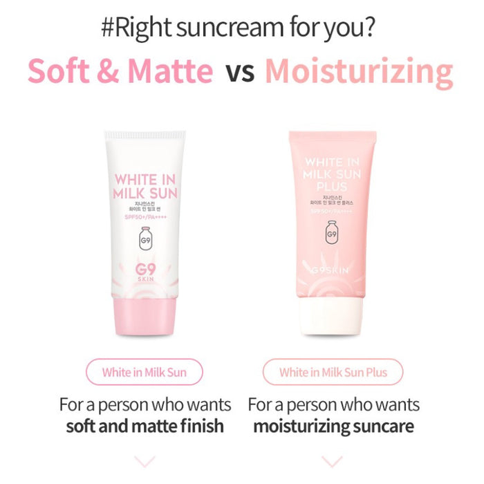 White In Milk Sun PLUS SPF50+ PA++++ - Korean-Skincare