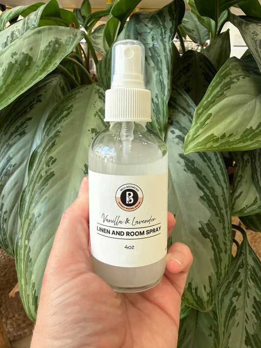 Wholesale - Bella Linen and Room Spray - Vanilla and Lavender Essential Oils - Bella Botanicals