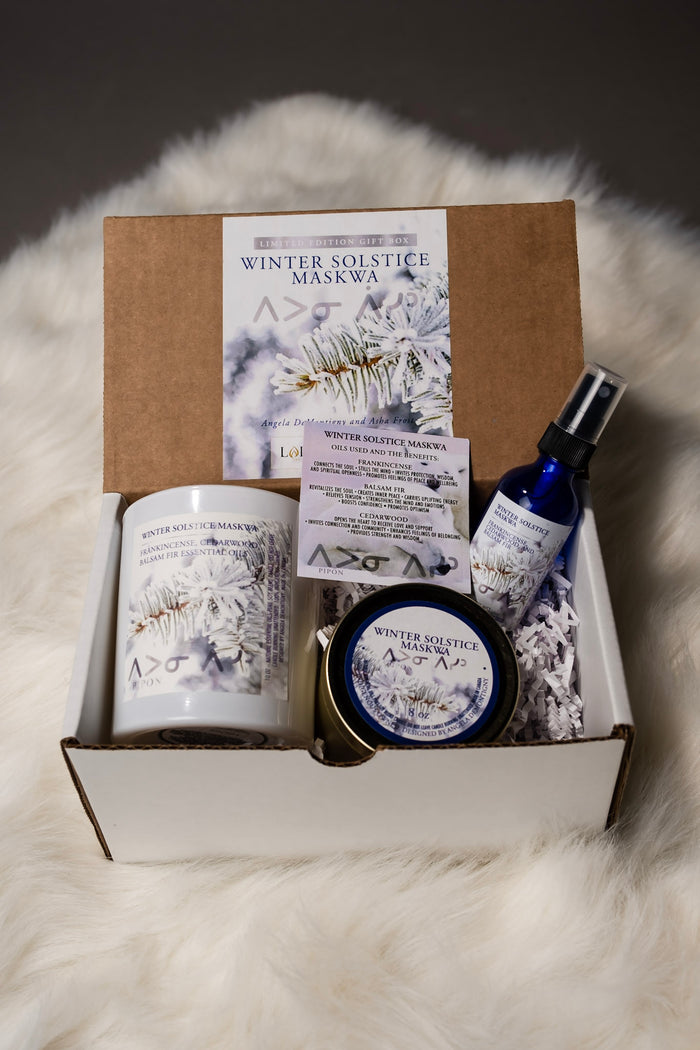 Winter Solstice Maskwa - Special Edition Ceremony Set - LODGE Soy Candles