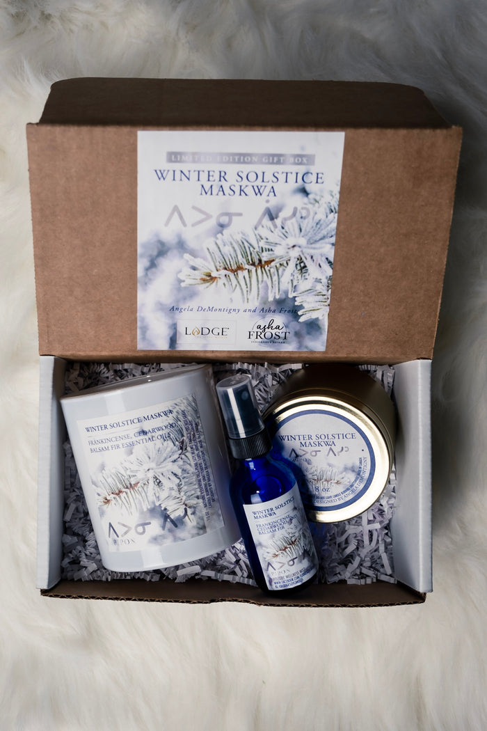 Winter Solstice Maskwa - Special Edition Ceremony Set - LODGE Soy Candles