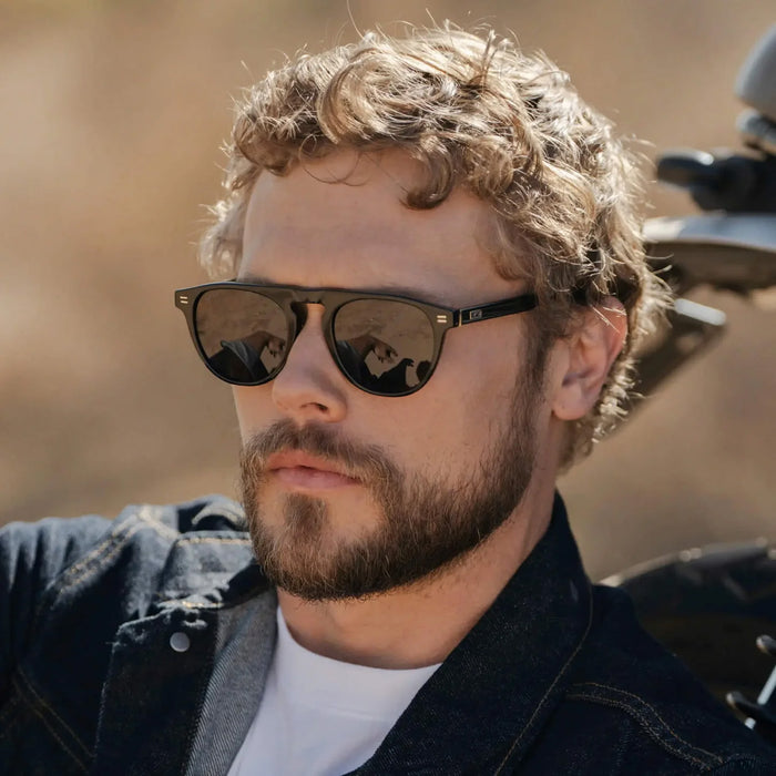 WMP Sunglasses - Axel  - Black/Triple Black Lens