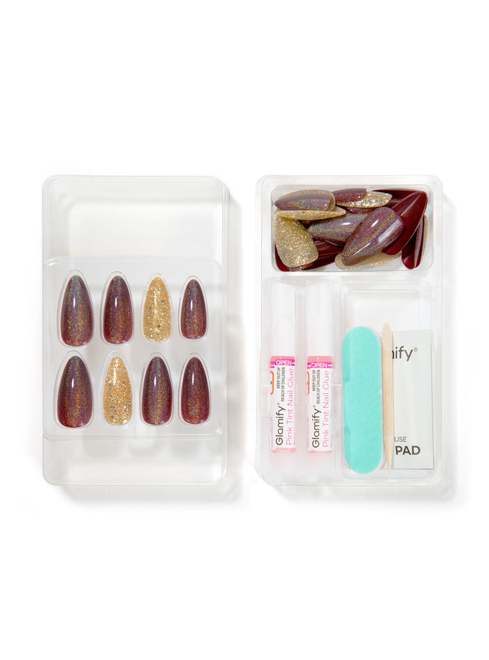 Yours Truly Press On Nails - ntyt-05-almond-long