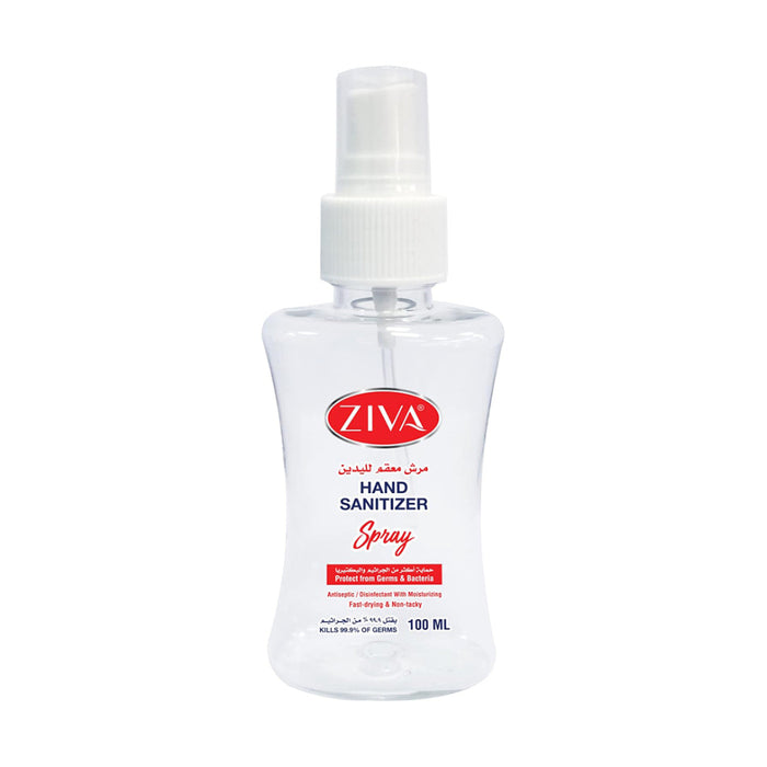 Ziva Hand Sanitizer Spray - 100ml, Hand Sanitizers & Wipes